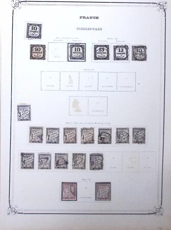 1849-1930 Collection ancienne sur pages bien fournie