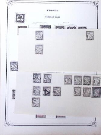 1849-1930 Collection ancienne sur pages bien fournie