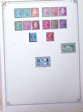 1849-1930 Collection ancienne sur pages bien fournie