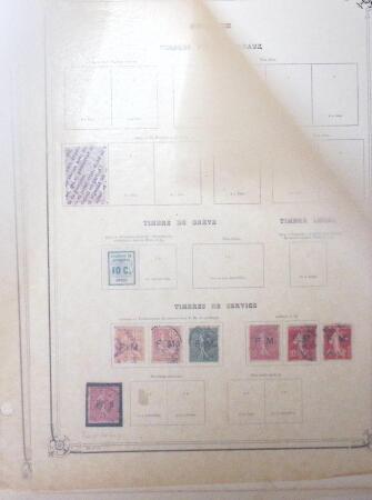 1849-1930 Collection ancienne sur pages bien fournie