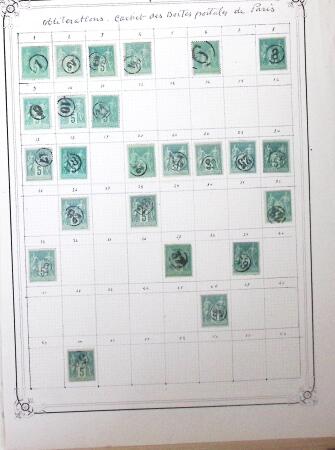 1849-1930 Collection ancienne sur pages bien fournie