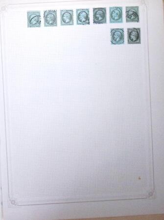 1849-1930 Collection ancienne sur pages bien fournie