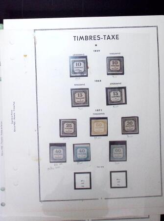 1849-1930 Collection ancienne sur pages bien fournie