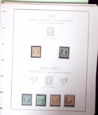 1849-1930 Collection ancienne sur pages bien fournie