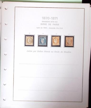 1849-1930 Collection ancienne sur pages bien fournie