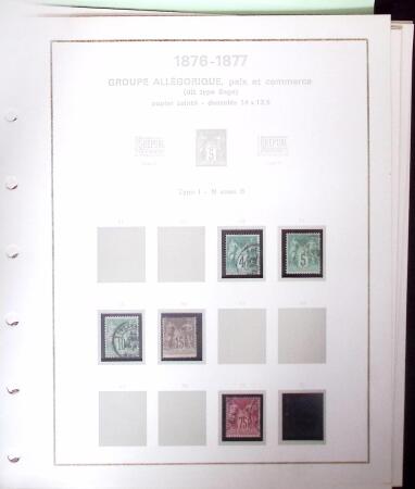 1849-1930 Collection ancienne sur pages bien fournie