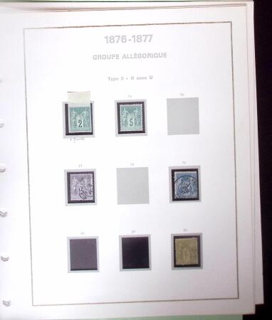 1849-1930 Collection ancienne sur pages bien fournie
