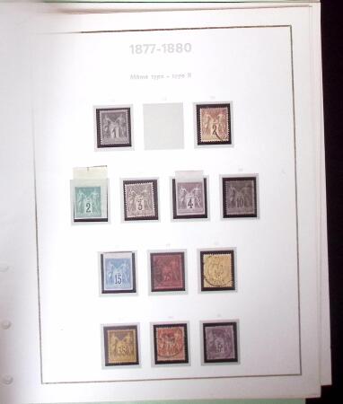 1849-1930 Collection ancienne sur pages bien fournie