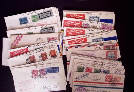 1909-45 AIRMAIL lot of over 160 covers and cards,