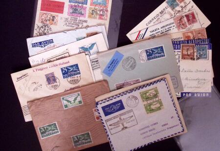 1909-45 AIRMAIL lot of over 160 covers and cards,