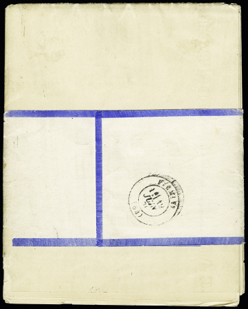 N° 41B 4c gris report 2 obl. Càd Firminy