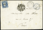 Colonies générales n°23, 25c bleu OBL losange de p
