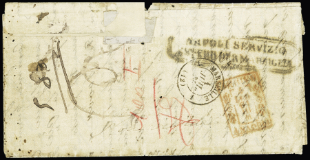 N°16,
paire verticale, OBL PC 1818 + T15 Lyon (1856)