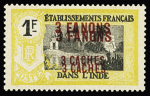 N° 73a et 76a, variétés double surcharge, **, très