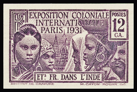 N° 105 à 108 Expo coloniale Paris 1931 Série de