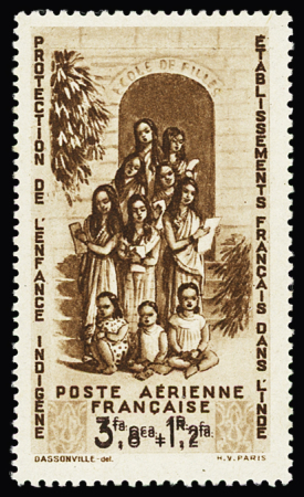 PA N° 8a 3fa 8ca +1r 2fa, variété double impression