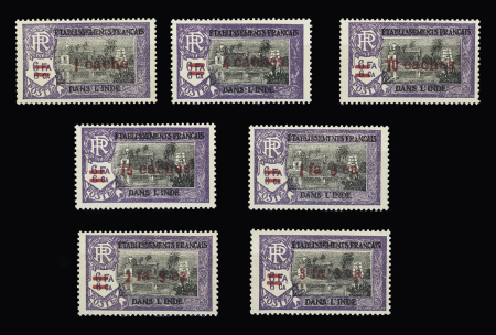 N° 191 à 197 Les 7 valeurs France Libre, **, TB