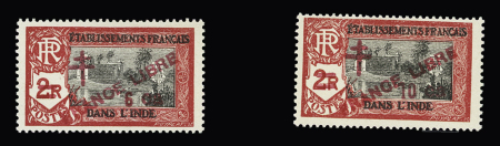 N° 203 et 205 avec variété "FRANOE", **, TB (Maury)