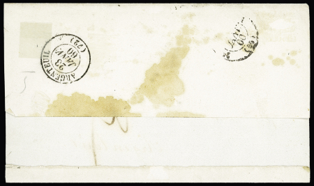 N°12b 5c vert foncé en paire OBL losange de points