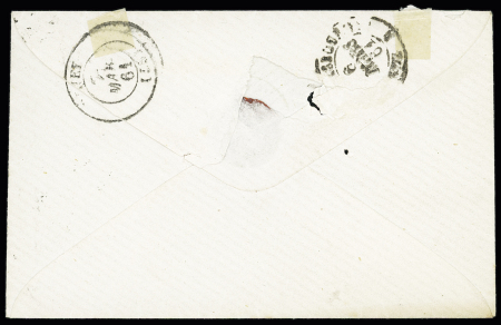 N°14B 20c bleu, piquage Susse OBL losange de points