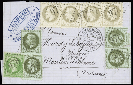 N°20 +   25, 4 pièces (1ex def) + n°27, 4 pièces