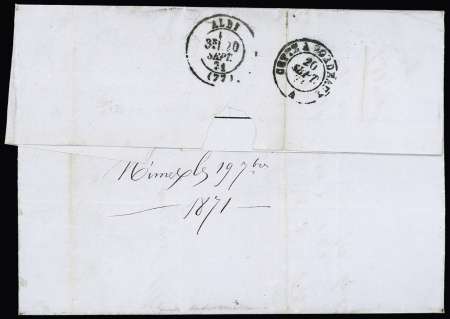 N°26 (x2) + 37 + 39 1c Bordeaux OBL GC 2659 + T17