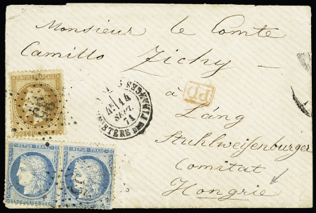 N°28 +   37 en paire OBL étoile 35 + CAD "Paris