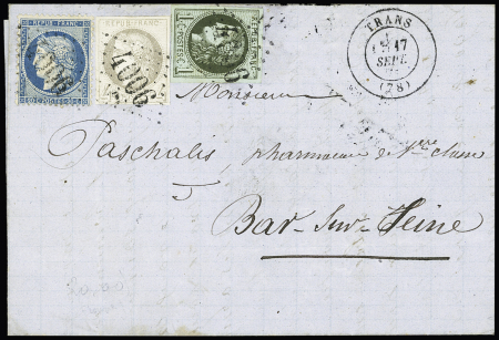 N° 37 +   39 + 41 OBL GC 4006 + CAD T17 "Trans (78)"