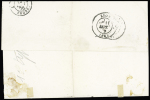 N°54 en
paire + n°64 (pd) OBL CAD "Villers-Cotterets