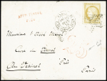 N°59 OBL étoile 20 + CAD "Paris R. St DOMque St Gn