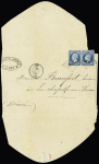 N° 2 , bande de 3 verticale, OBL CAD T15 "Die (25)"