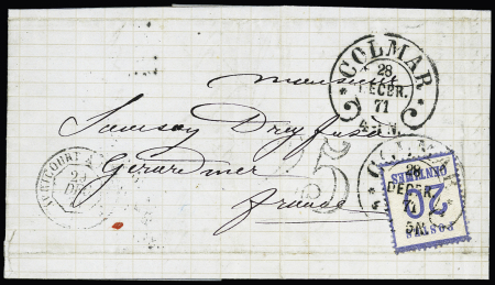 Alsace-Lorraine   n°6 OBL grand CAD fer à cheval