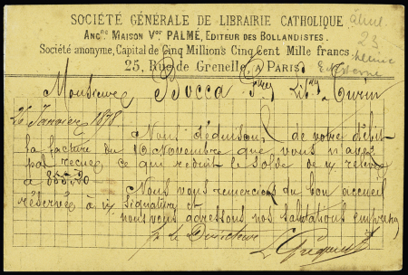 N° 77   OBL sur CP privée chamois "Société générale