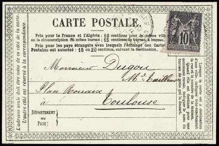 N° 89 OL   Elbeuf Seine-Inferieure (1880) sur CP