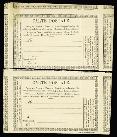 Ensemble   de 2 CP officielles n°39  non émises