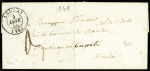Loulay : Lettre avec CAD T15 "Loulay (16)" (1848) + taxe 3 manuscrite, ind 10. TB