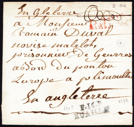 MP "P 16 P Nuaillé" (1806 - Dubus n°3), ind 18. TB