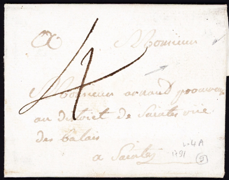 MP à sec "Pons" (1791, L n°4A), ind 9, luxe