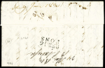 MP "Deb 16 Pons" (1820), ind 19. Lettre mal dirigée en poste restante sur Saint-Pons (Hérault), ind 19. TB