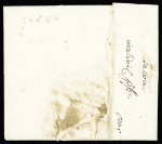 Locminé : marque manuscrite "Locmine" (1786), ind 20. Rare et TB