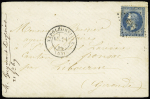 N°29 OBL PC du GC 2609 + T17 "Napoléonville (54)" (1869) sur lettre, ind 18. TB