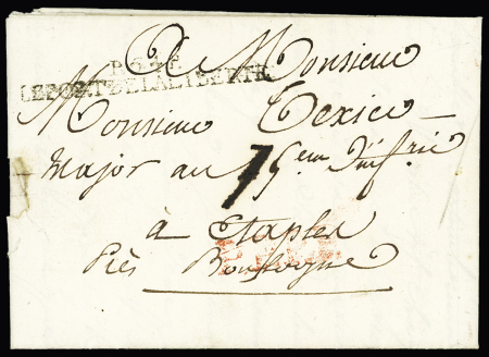 Nom révolutionnaire "P 54 P Le Port de la Liberté" (1807), ind 19. TB