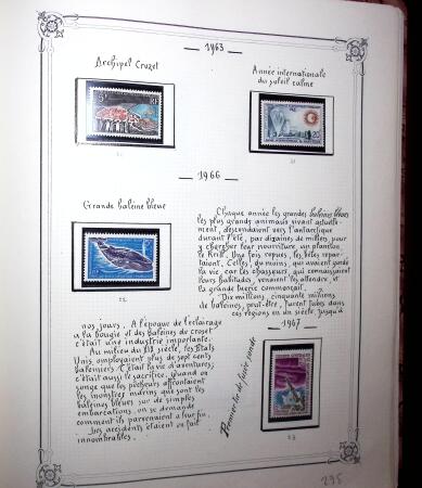 1948-1977 Jolie petite collection avec des timbres