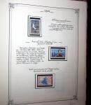 1948-1977 Jolie petite collection avec des timbres