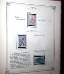 1948-1977 Jolie petite collection avec des timbres