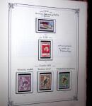 1948-1977 Jolie petite collection avec des timbres
