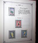 1948-1977 Jolie petite collection avec des timbres