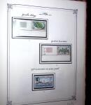 1948-1977 Jolie petite collection avec des timbres