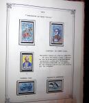 1948-1977 Jolie petite collection avec des timbres
