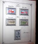 1948-1977 Jolie petite collection avec des timbres
